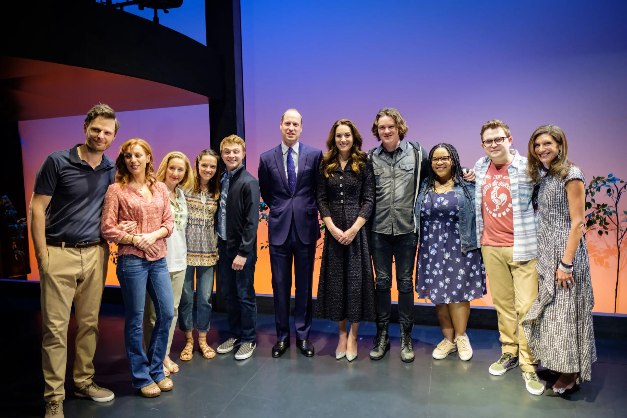 The Duke and Duchess of Cambridge attended a special performance of 'Dear Evan Hansen' at the Noël Coward Theatre which is being held in aid of The Royal Foundation