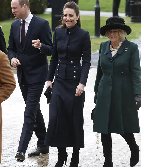 Duke and duchess of Cambridge joined Prince Charles and Duchess of Cornwall Camilla for a joint engagement leicestershire