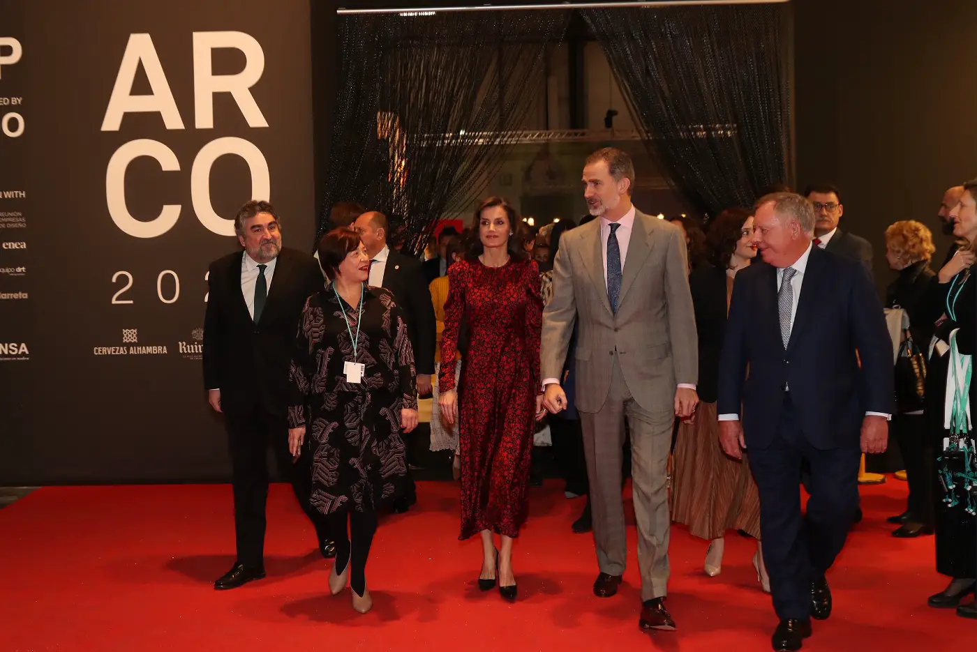 King Felipe and Queen Letizia attended the opening of Art Fair 1