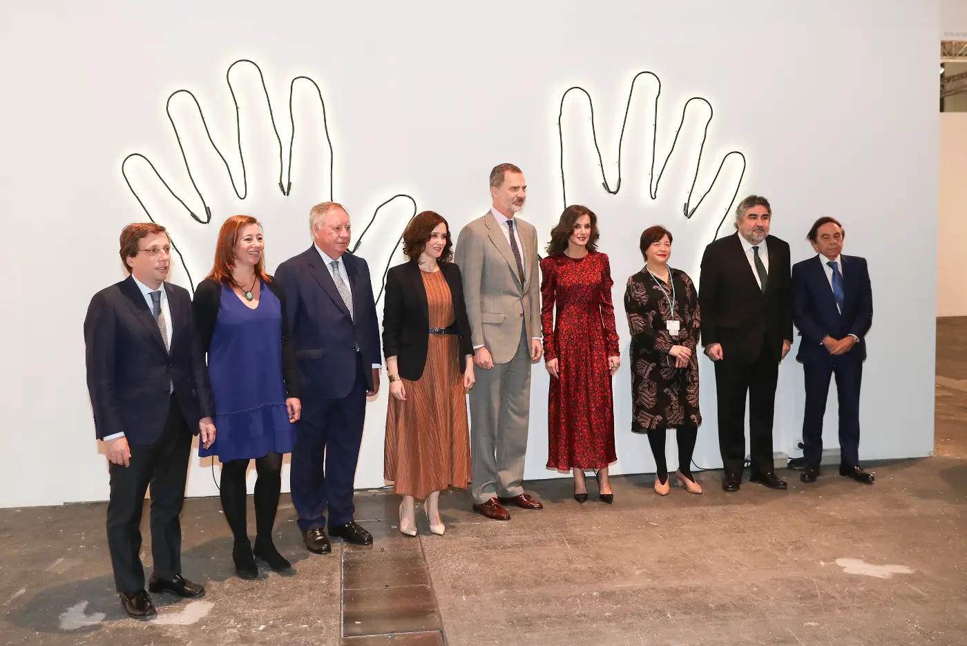 King Felipe and Queen Letizia attended the opening of Art Fair
