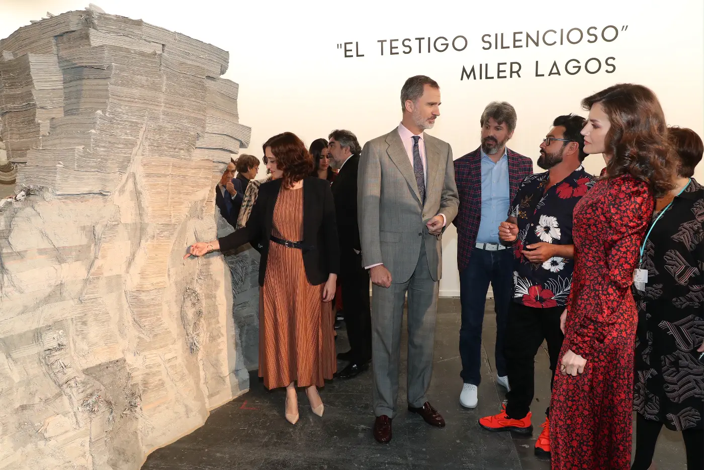 Queen Letizia attended the opening of Art Fair