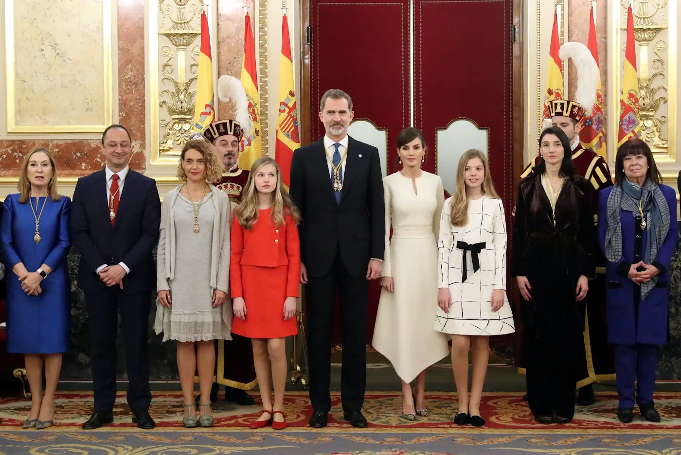 King Felipe and Queen Letizia attended the opening of the Legislature with Princess Leonor and Infanta Sofia 
