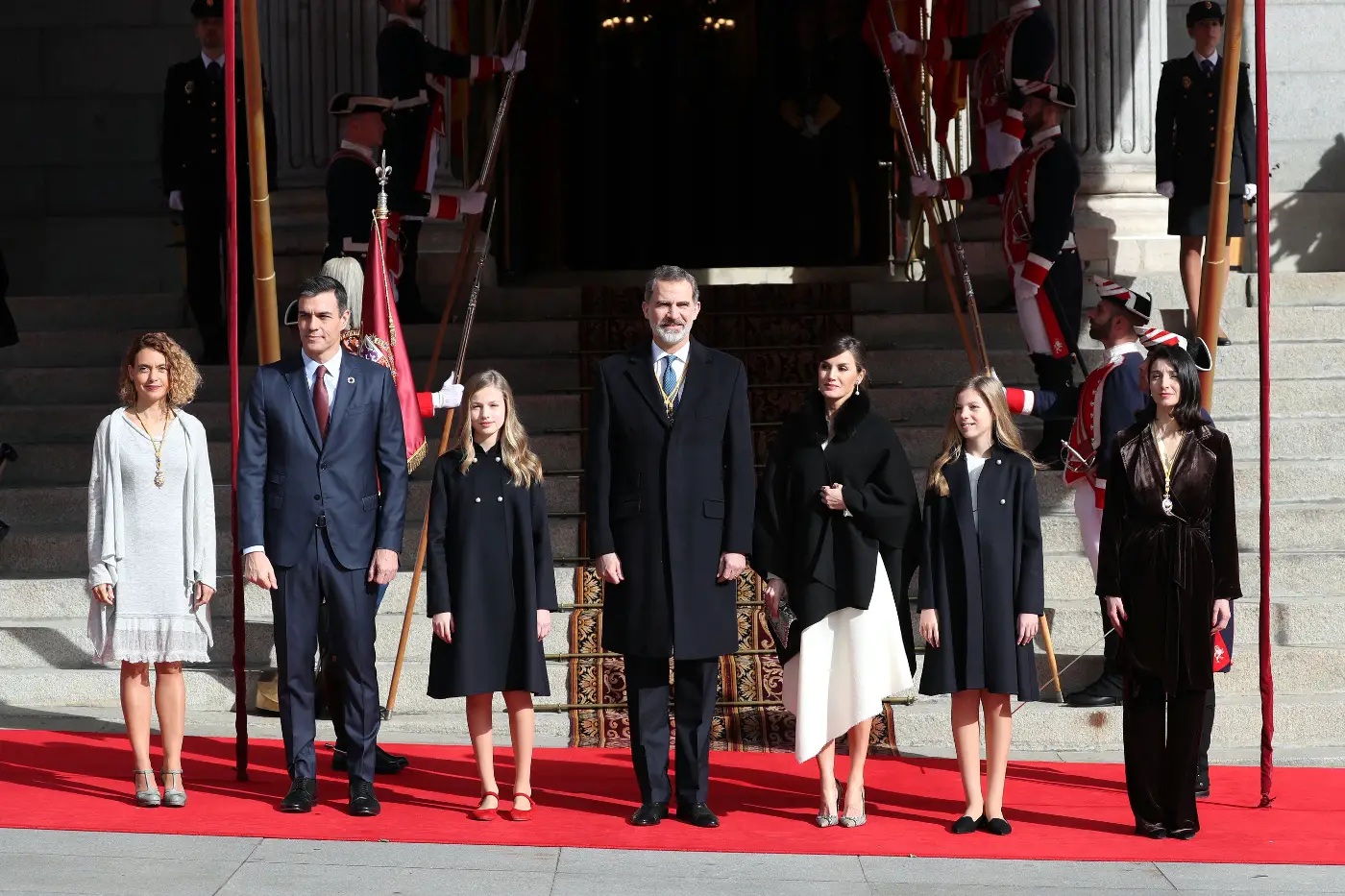 King Felipe and Queen Letizia attended the opening of the Legislature with Princess Leonor and Infanta Sofia 