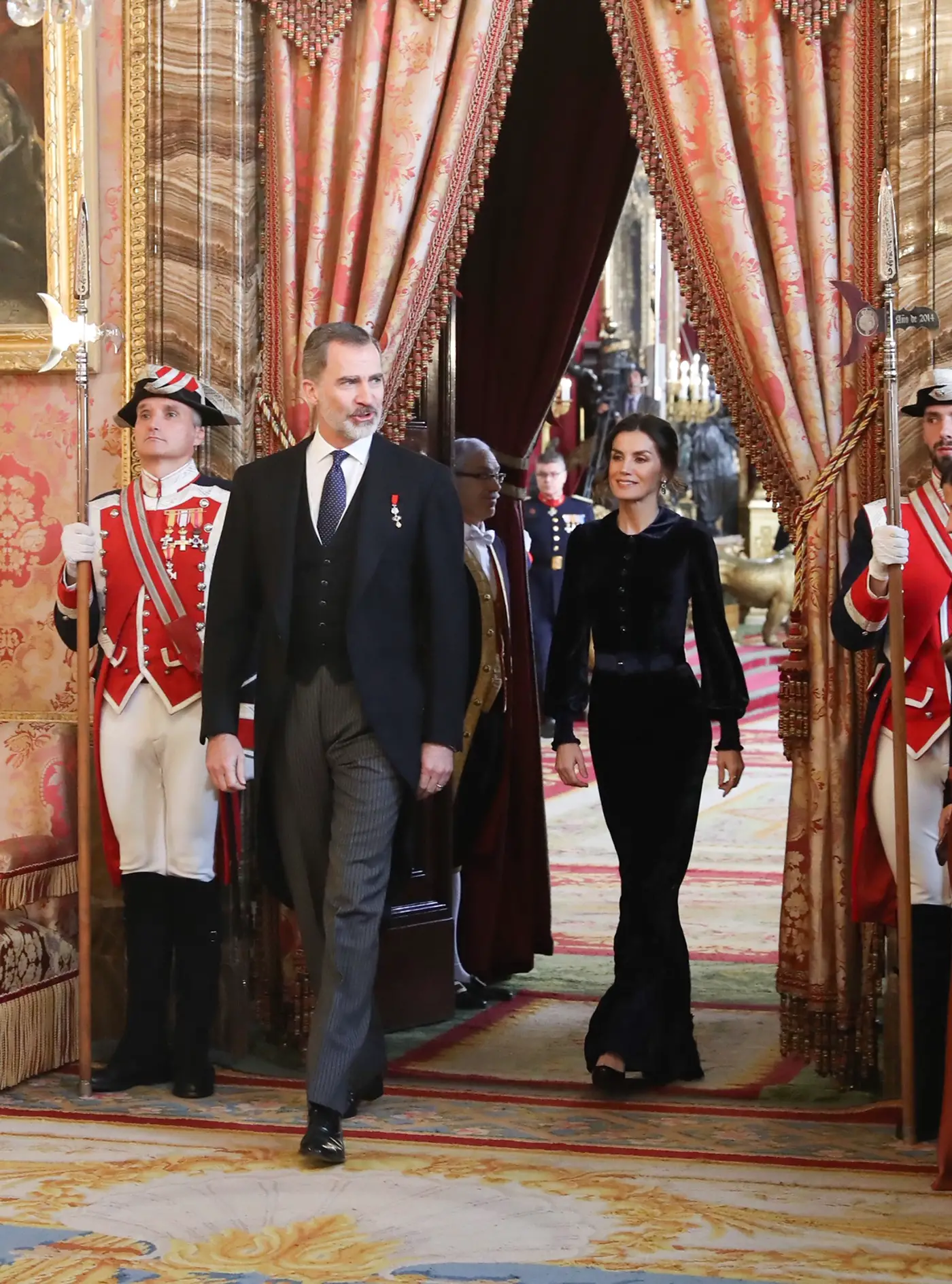 King Felipe and Queen Letizia hosted Diplomatic Reception