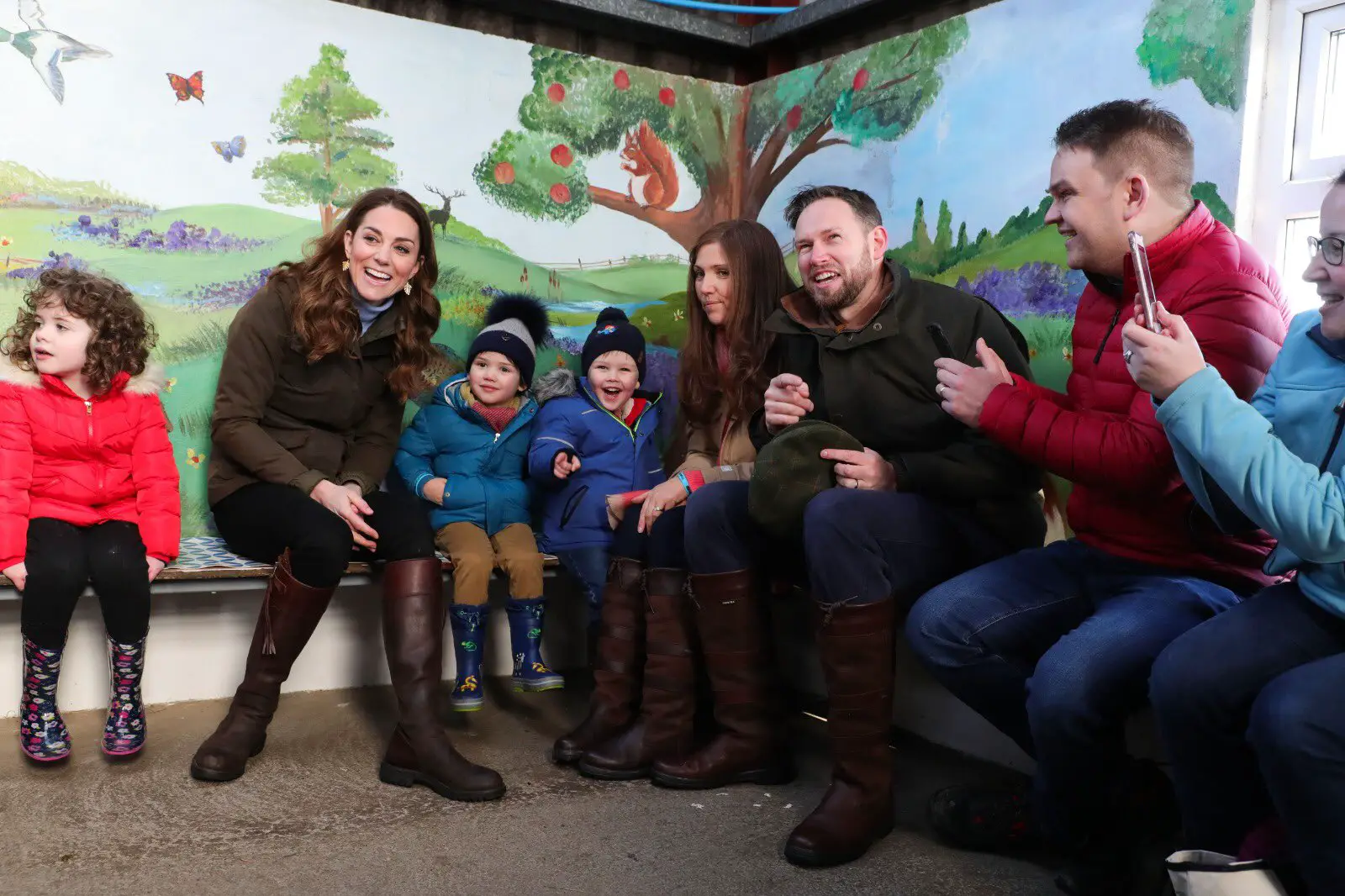 The Duchess of Cambridge visited the Ark Open Farm in Northern Ireland 