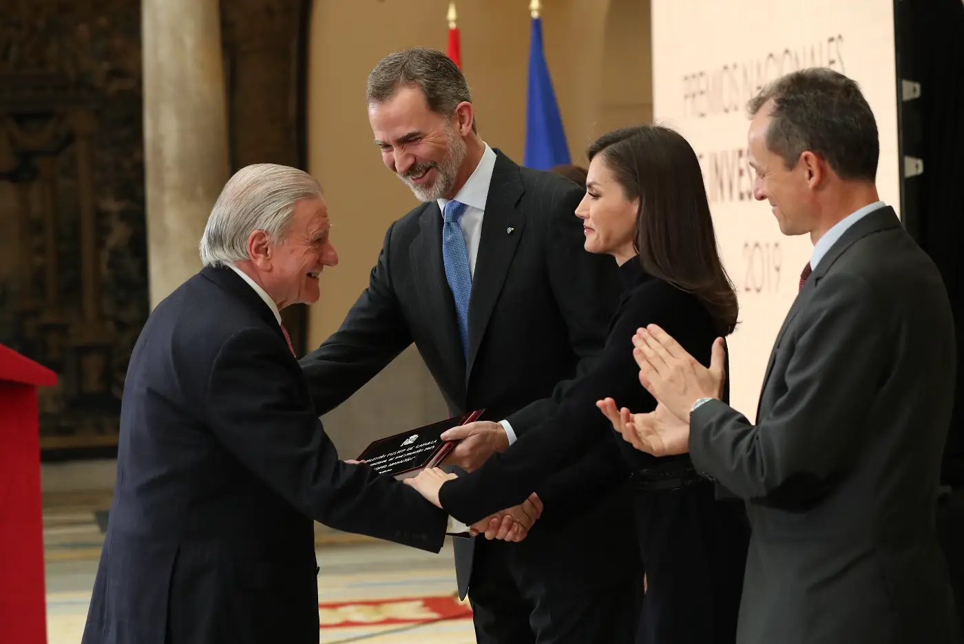 Felipe and Letizia presented the National awards to this year's winners.