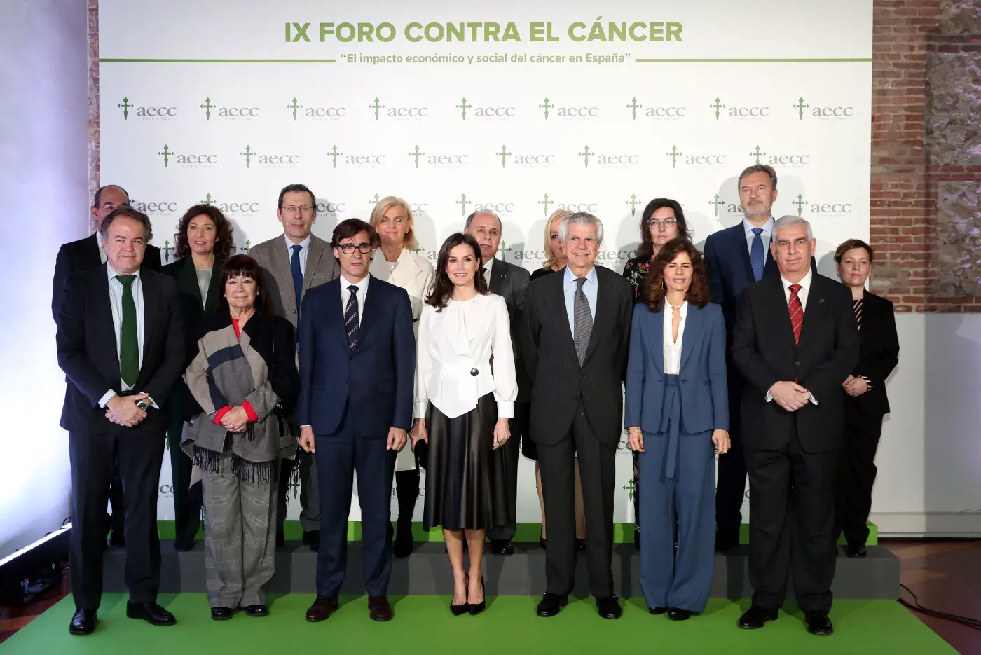 Queen Letizia at Forum against Cancer