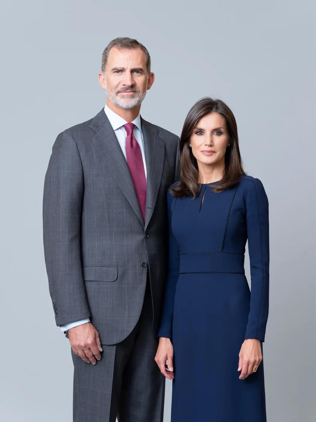 King Felipe and Queen Letizia's official portraits released by the palace