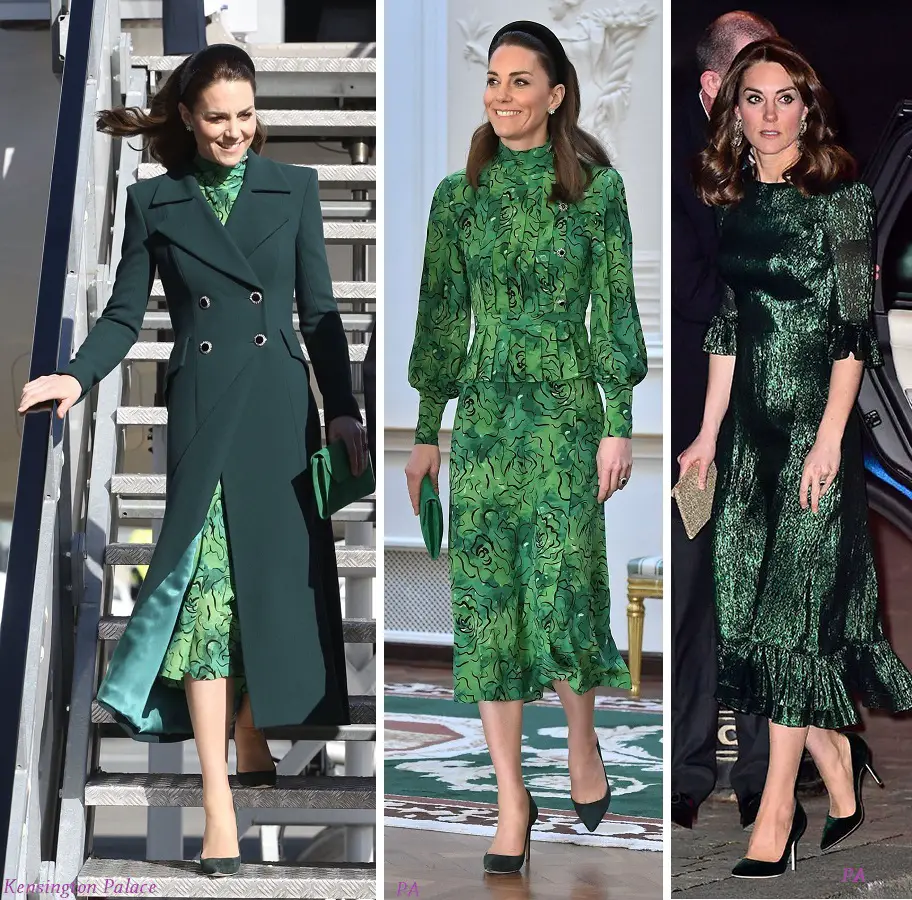 The Duchess of Cambridge's style during her first Ireland tour in 2020
