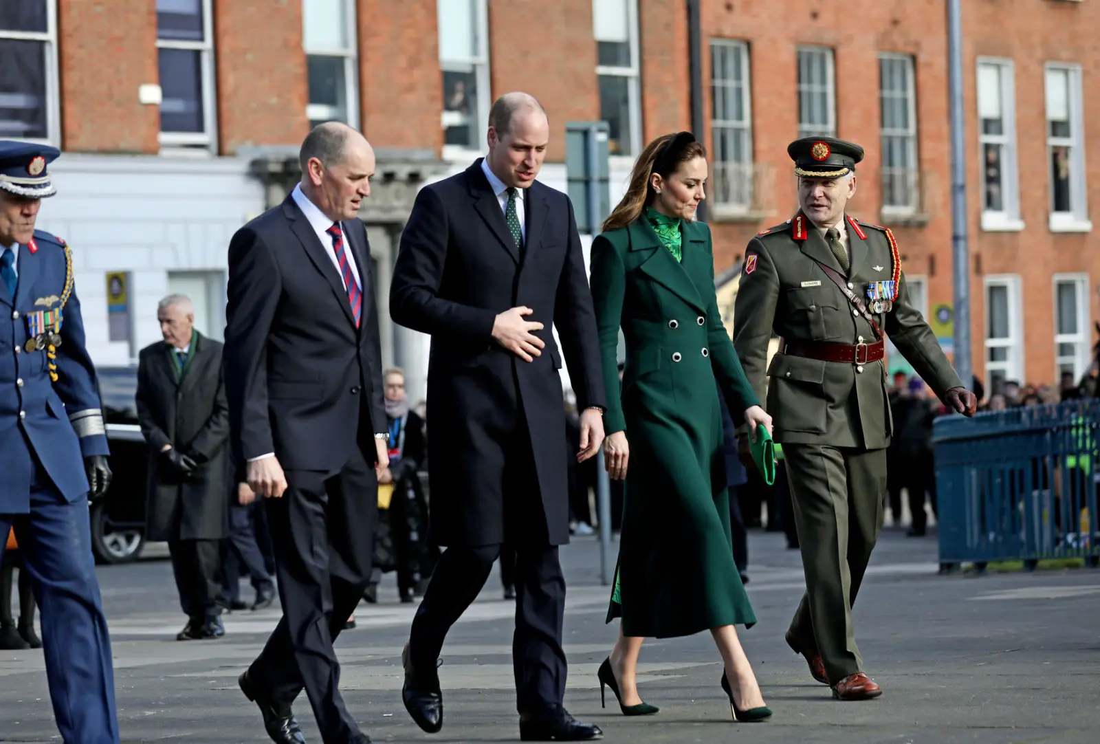 The Duke and Duchess of Cambridge visited the Garden of Remembrance during Ireland visit