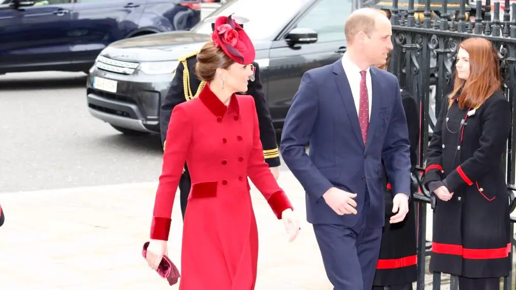 The Duchess of Cambridge chose Red and Repeat for the Annual Commonwealth Day Service