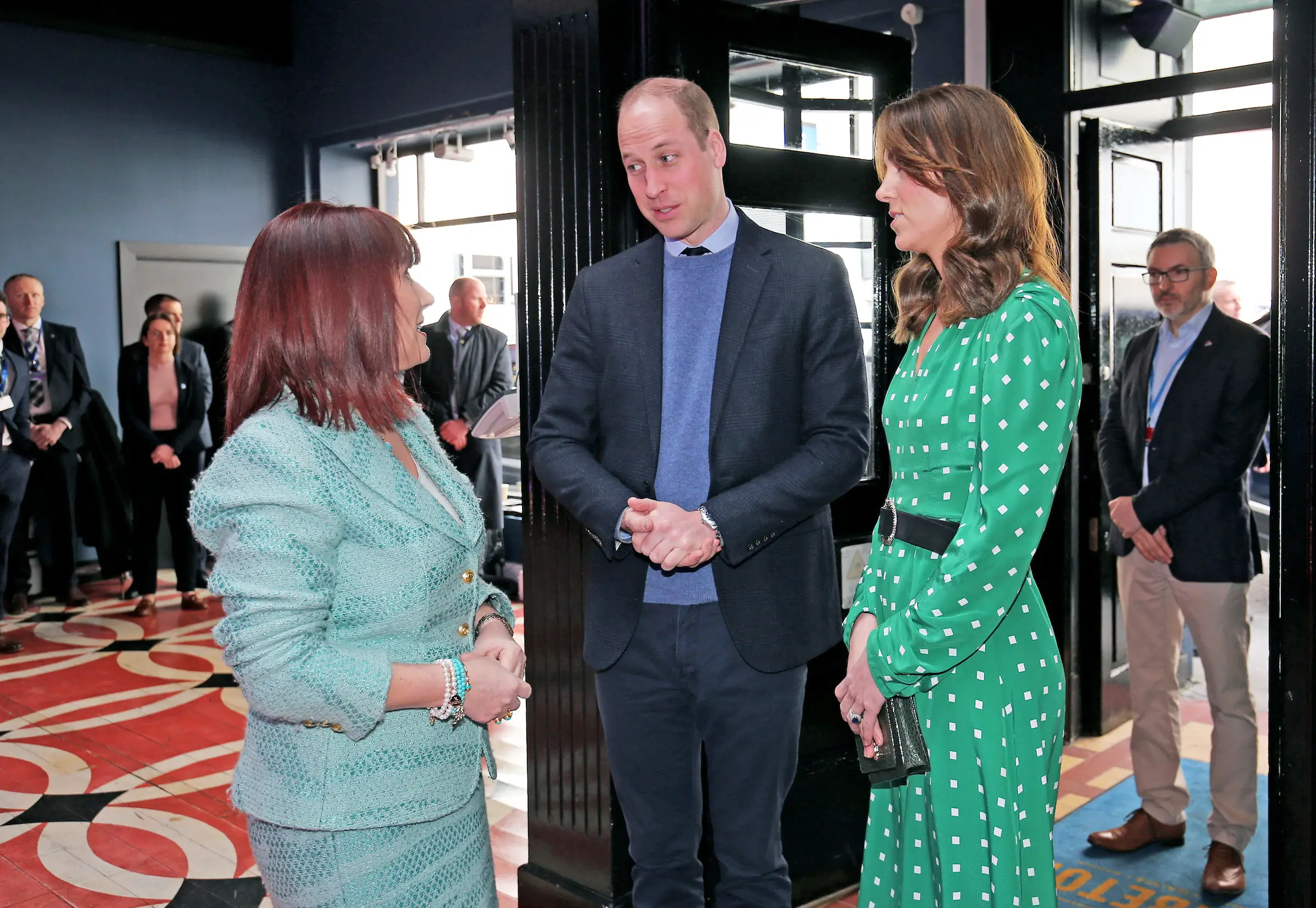 The Duchess of Cambridge came back to Green for the Day 3 of Ireland Visit