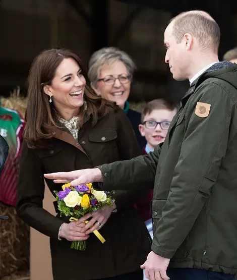 Duke and Duchess of Cambridge visited County Meath to visit the Teagasc Animal and Grassland Research Centre