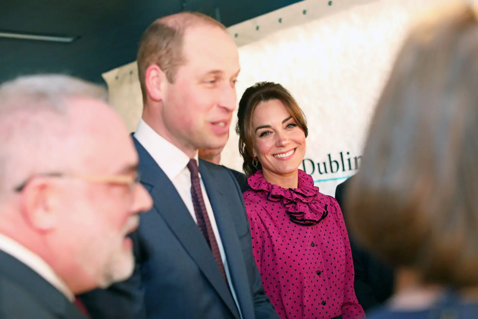 Duke and Duchess of Cambridge attended the reception hosted at he Museum of Literature Ireland
