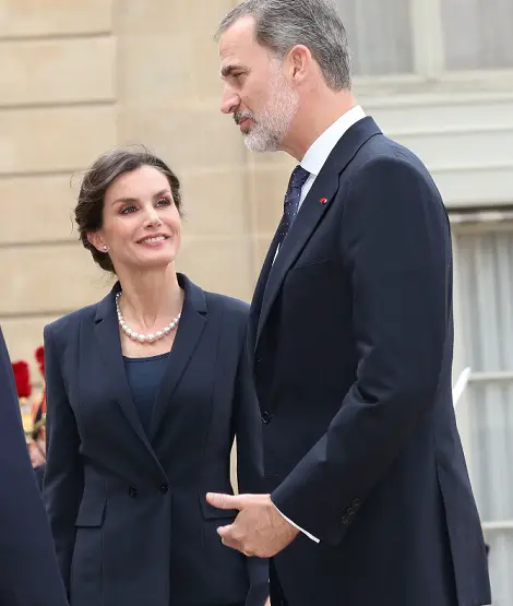 King Felipe and Queen Letizia visited France to attend the European Day of Victims of Terrorism2 Copy