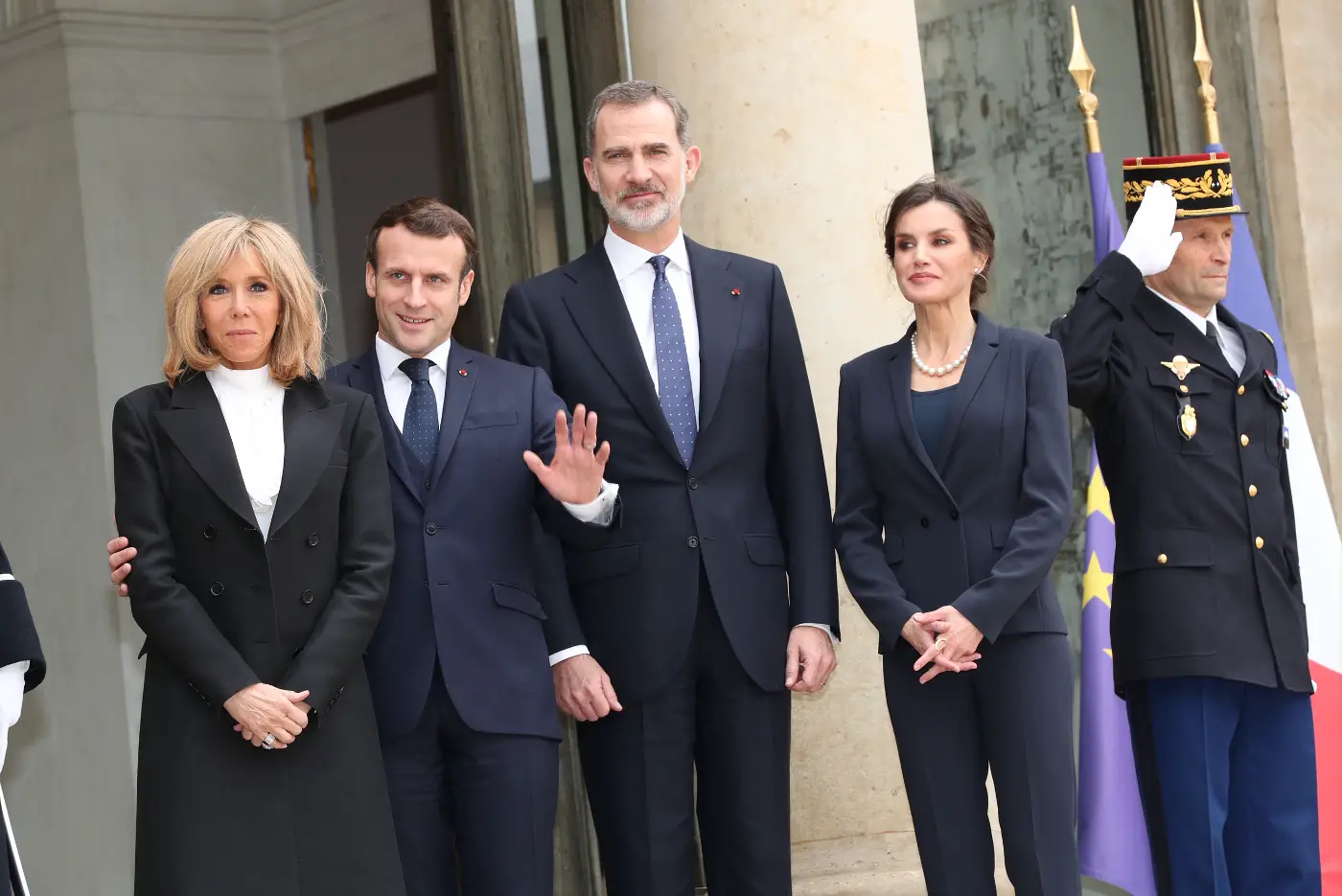 King Felipe and Queen Letizia visited France to attend the European Day of Victims of Terrorism