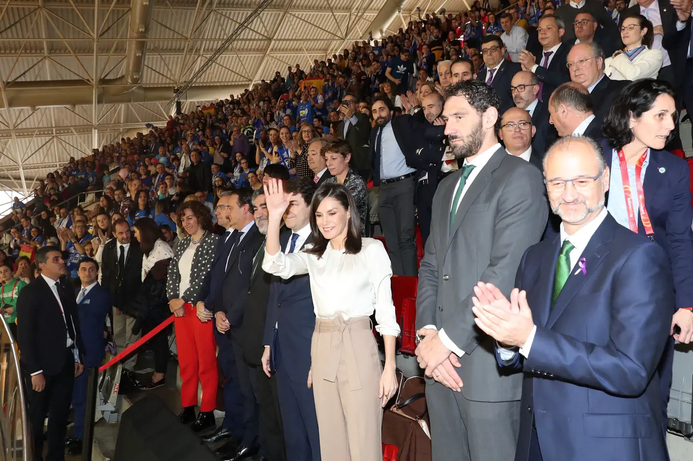 Queen Letizia attended the Basketball Queen Cup in Madrid