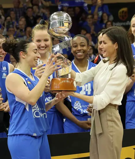 Queen Letizia attended the Basketball Queen Cup