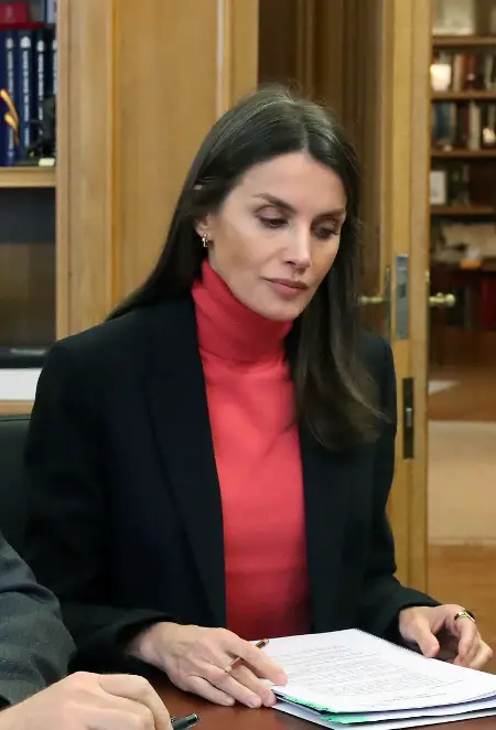 Felipe and Letizia held a video conference with the directors of Commerce of Oviedo
