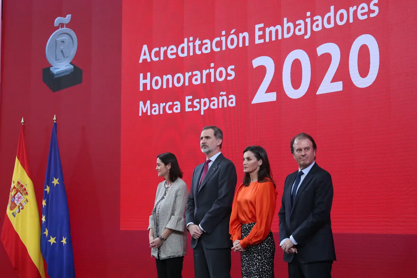 King Felipe and Queen Letizia attended Accreditations corresponding to the eighth edition of "Honorary Ambassadors of the Spain Brand"