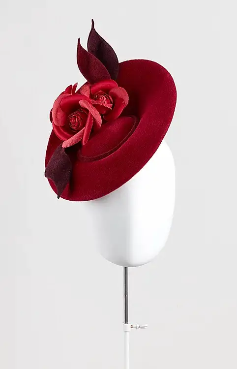 Duchess of Cambridge wore Sally-Ann Provan SADA felt saucer felt hat