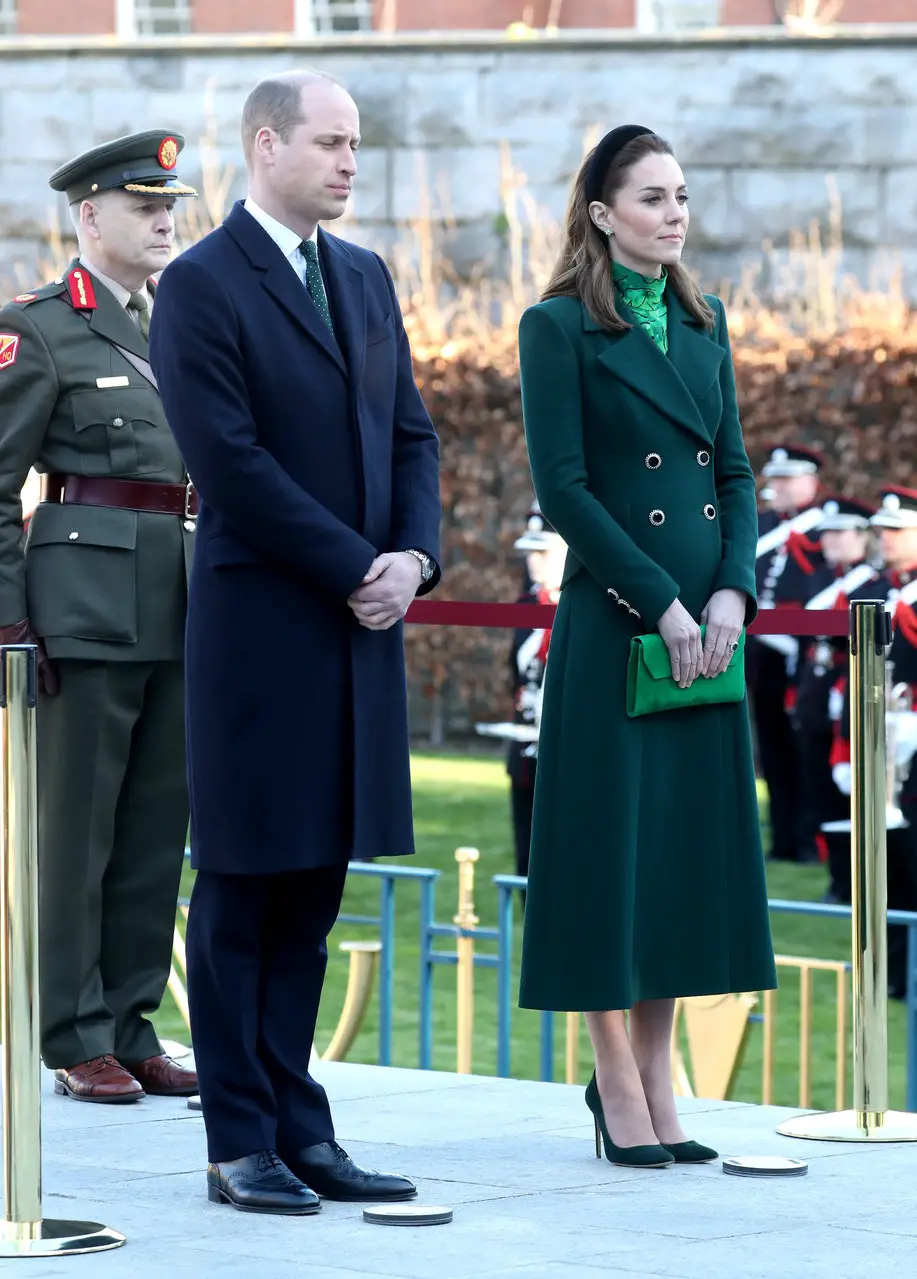 Duke and The Duchess of Cambridge visited the Garden of Remembrance during Ireland visit
