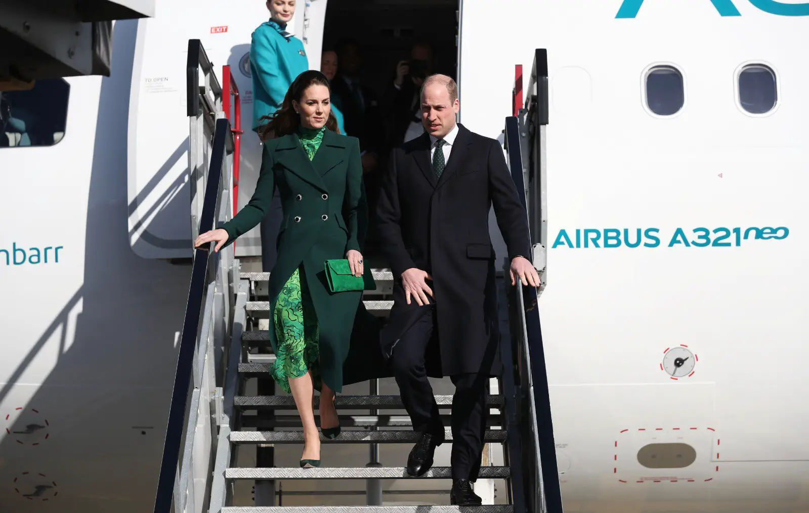 The Duke and Duchess of Cambridge arrived in Ireland for Day one