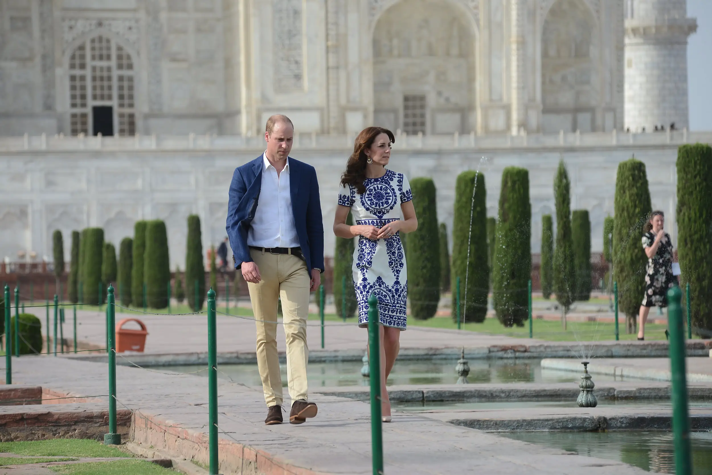The Duke and Duchess of Cambridge visited Taj Mahal in India