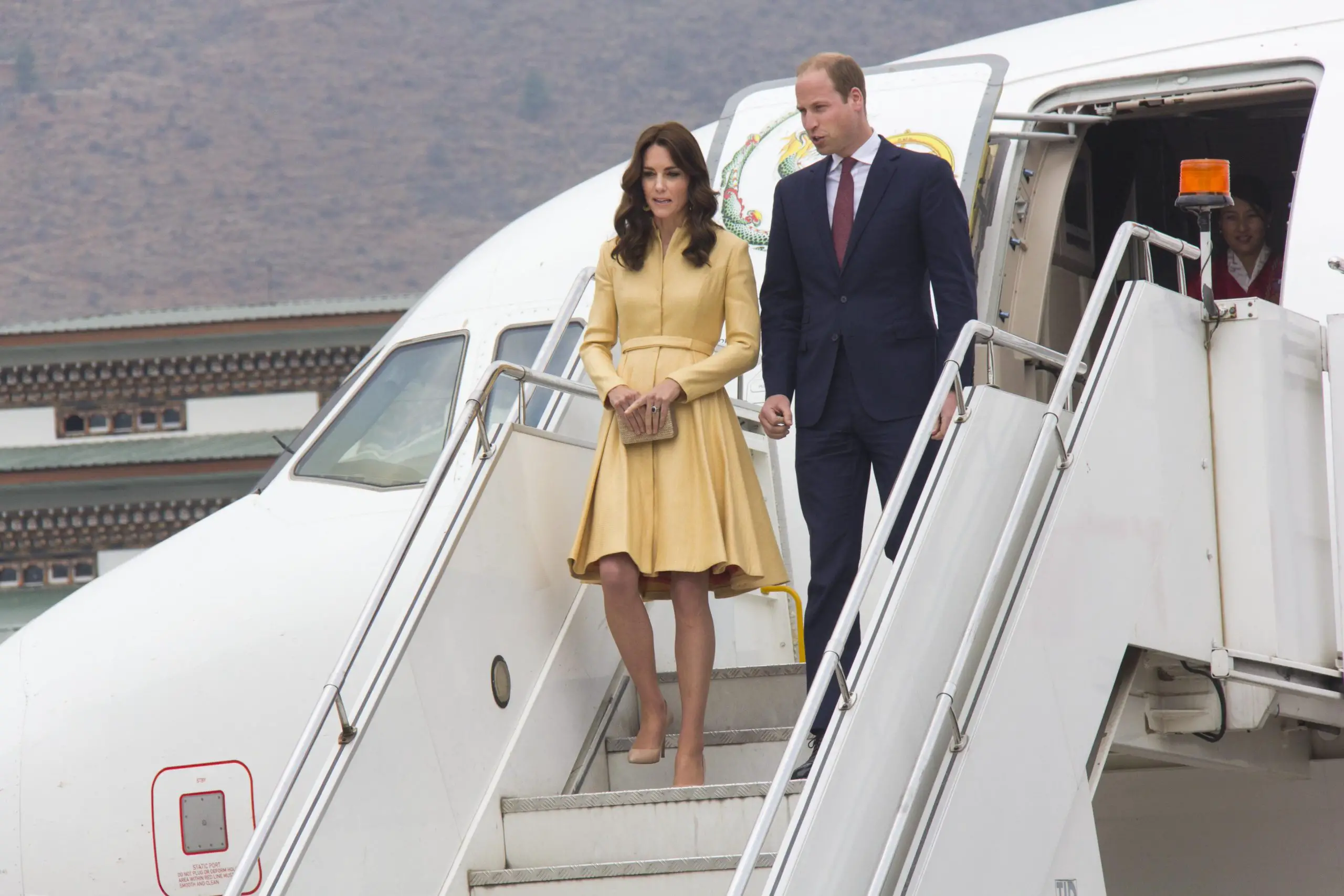 The Duke and Duchess of Cambridge arrived in Bhutan for Royal Tour