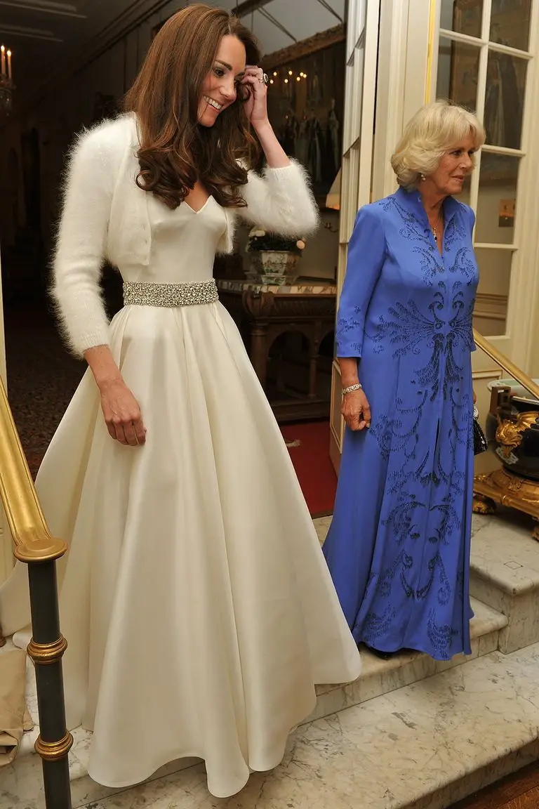 Duchess of Cambridge at the evening reception of her wedding