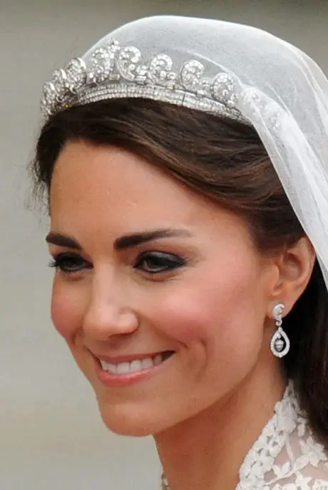 The Duchess of Cambridge wore Robinson Pelham Earrings at her wedding