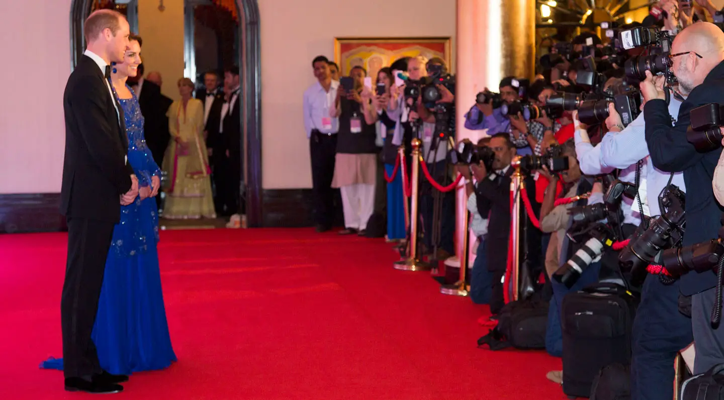 The Duke and Duchess Cambridge ended day one of the India tour with Bollywood Gala