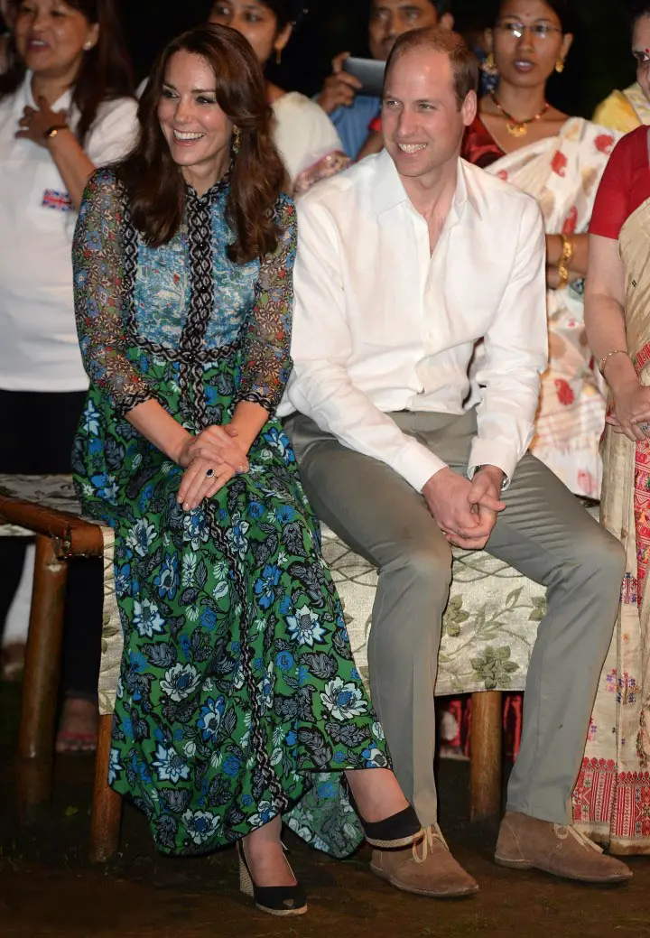 The Duke and Duchess of Cambirdge visited Assam in India