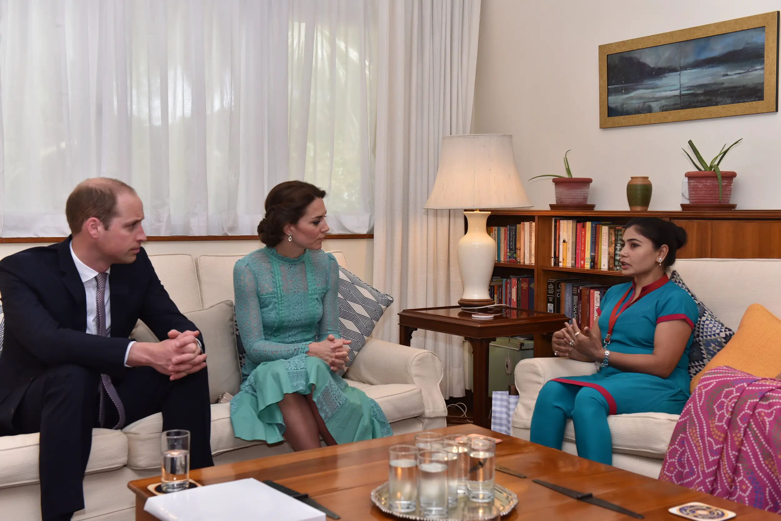 The Duke and Duchess of Cambridge met with Women NGO during India visit in 2016