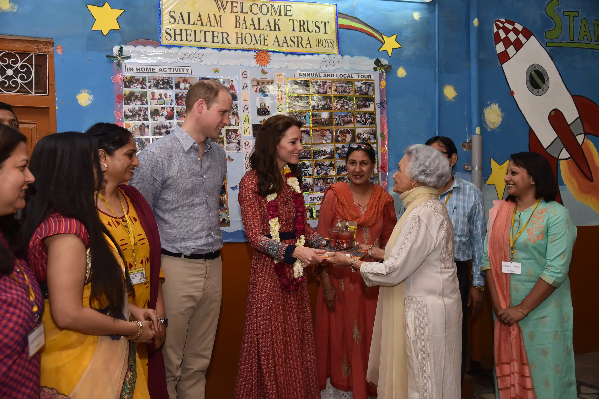 The Duchess of Cambridge visited Salaam Baalak trust in Mumbai