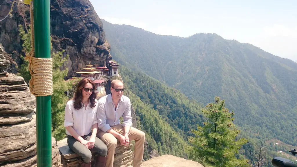 The Duke and Duchess of Cambridge went for a 6 hours long hike to Paro Taktsang, the Tiger’s Nest monastery during Bhutan visit