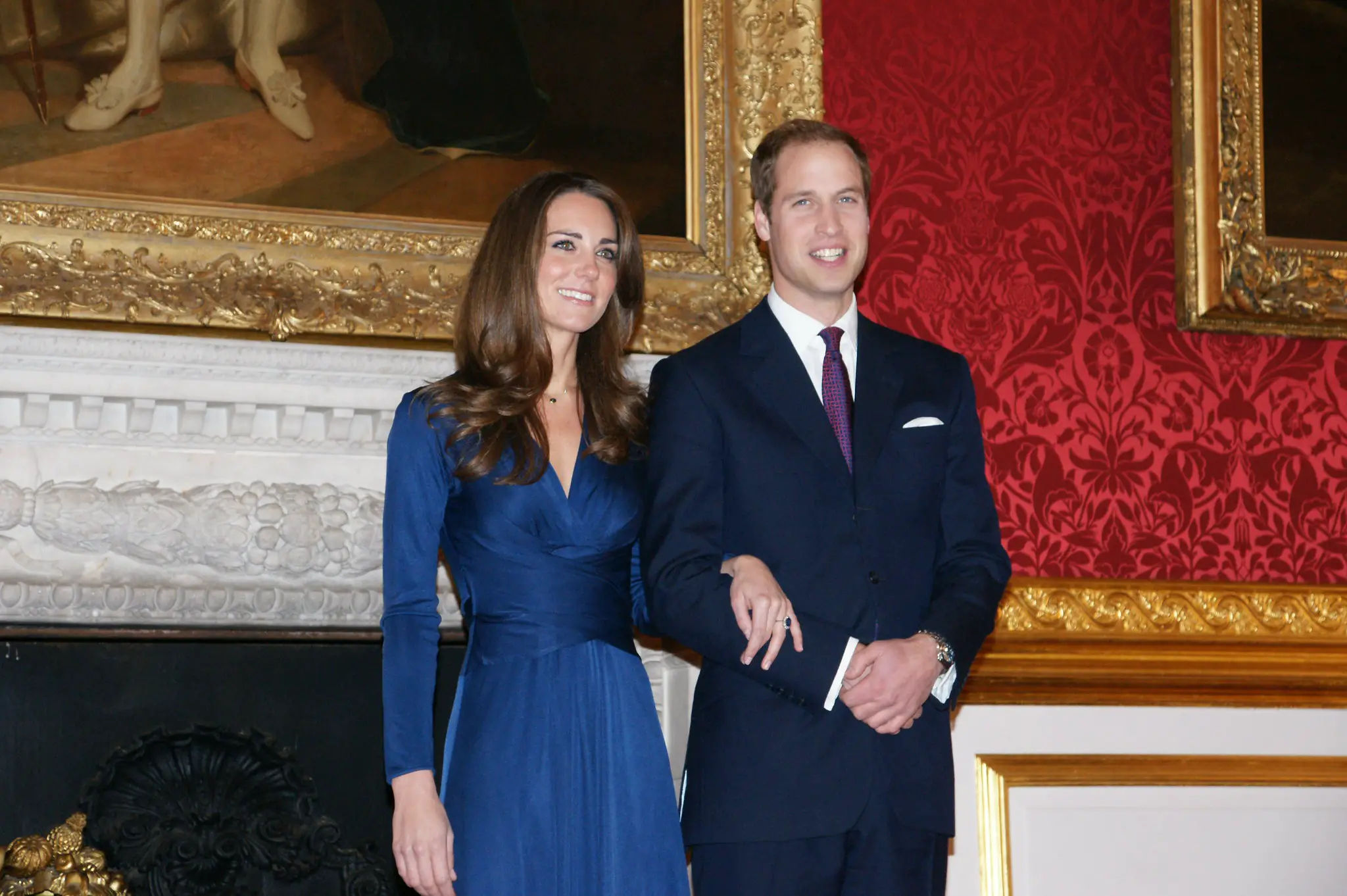 Prince William and Kate Middleon announced their engagement on November 16 2010 at St. James Palace in London