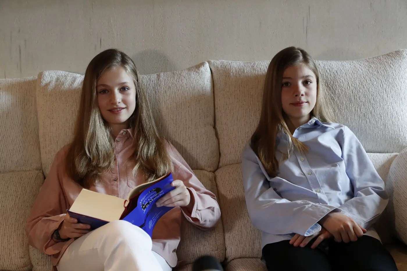 Princess Leonor and Infanta Sofia participated in the Book Reading