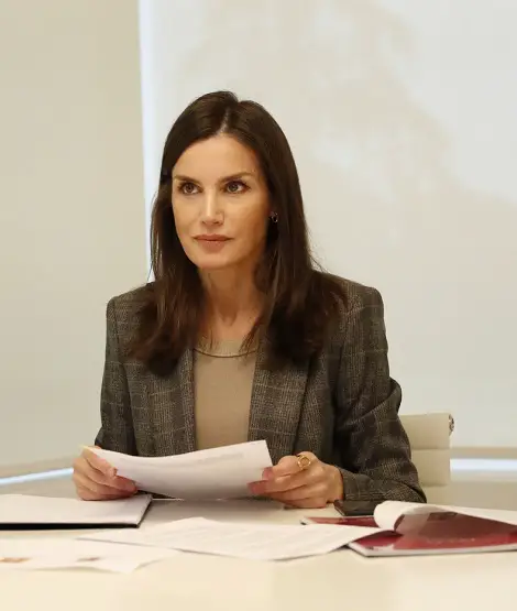 Queen Letizia in meeting with State Confederation of Deaf People CNSE2