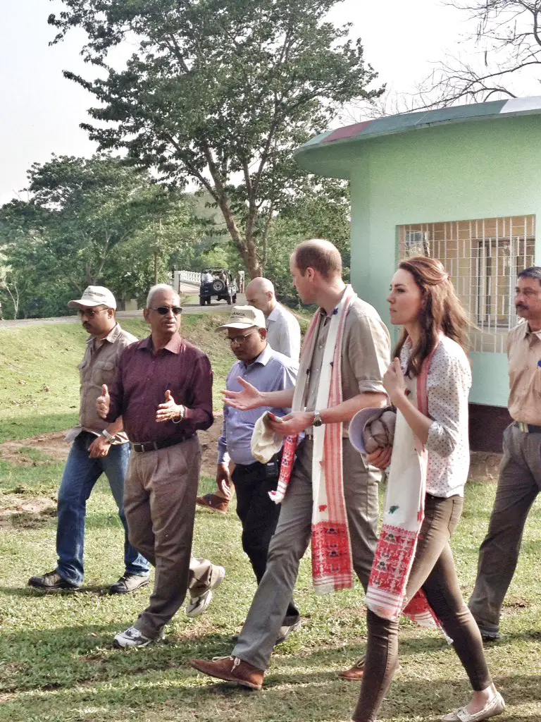 The Duke and Duchess of Cambridge visited Kaziranga National Park during India Tour