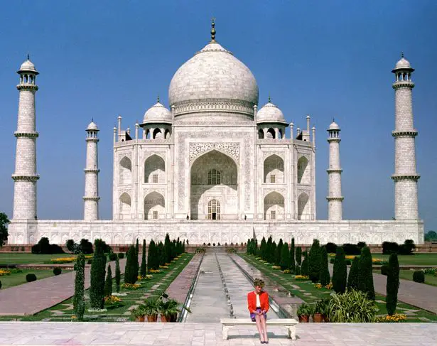 Duke and Duchess of Cambridge visited The Taj Mahal during the Indiia tour