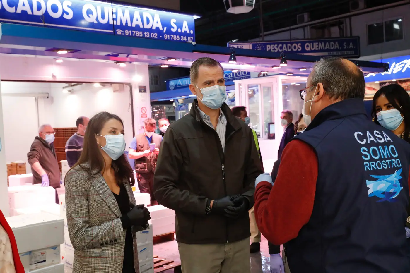King Felipe and Queen Letizia undertook another public engagement amid Coronavirus