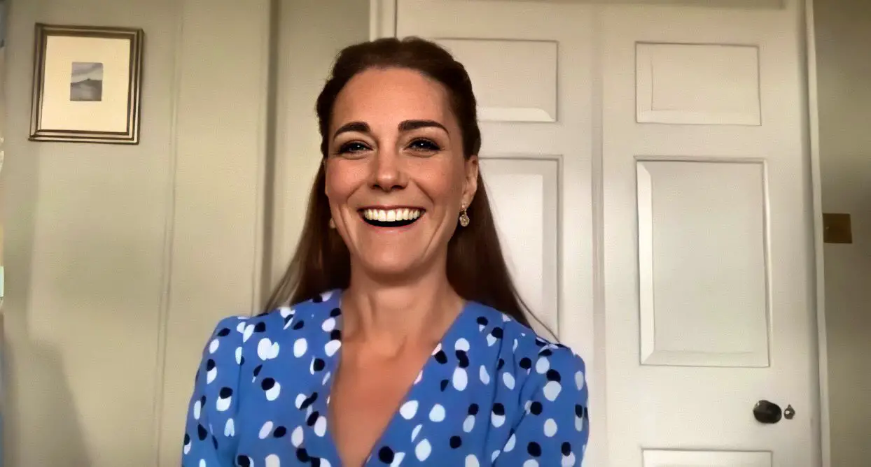 Duchess of Cambridge joked during the Video call