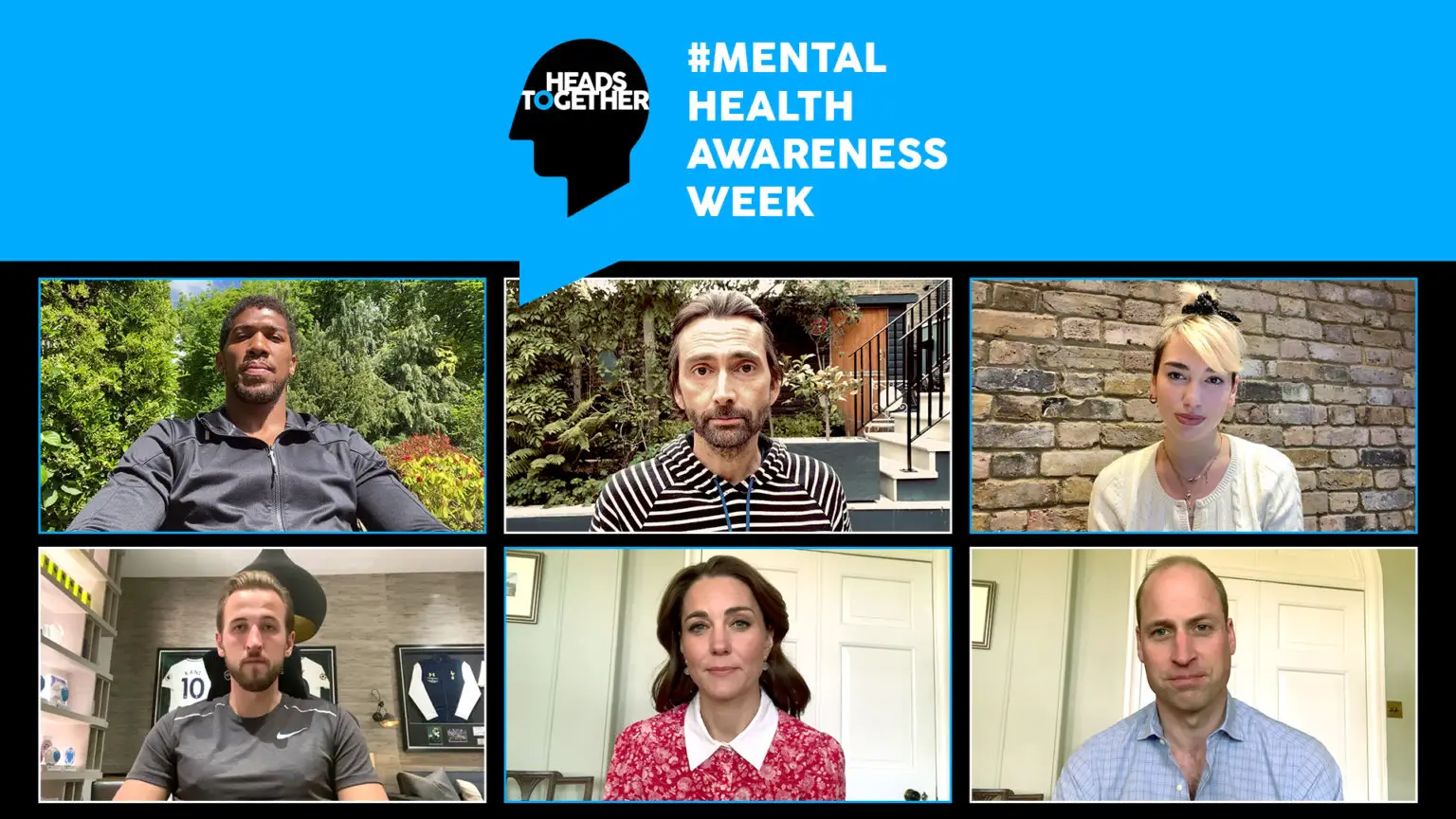 The Duke and Duchess of Cambridge recorded a special message for Mental health Awareness week