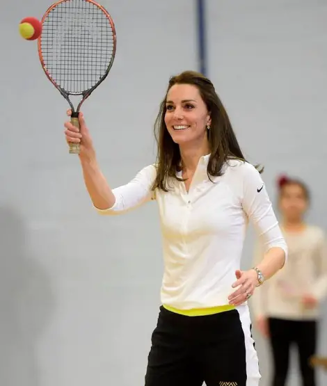 The Duchess of Cambridge is an avid tennis fan