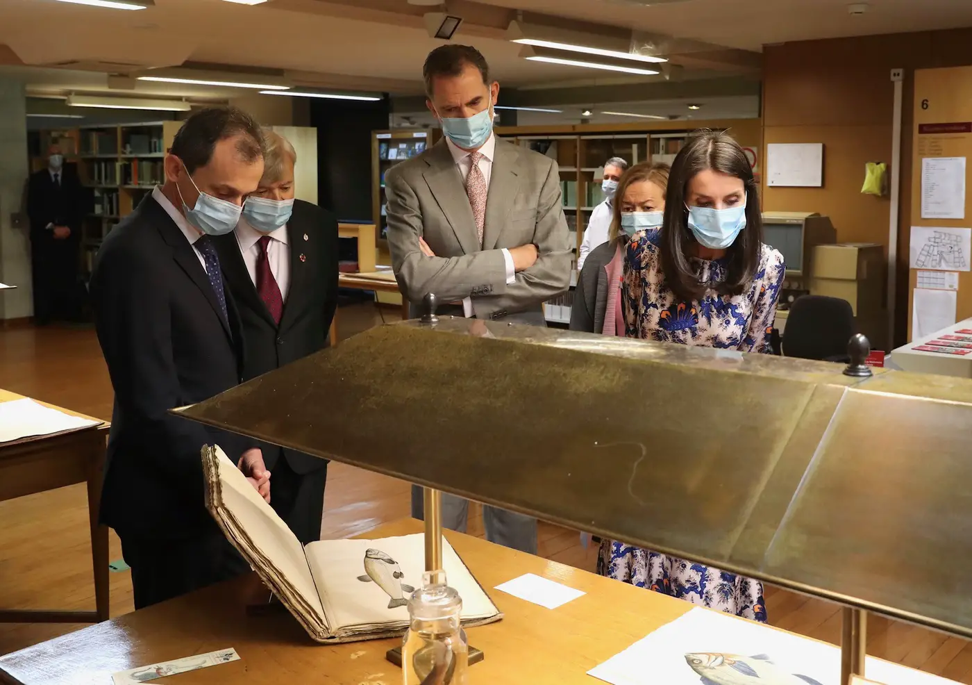 Felipe and Letizia toured the natural sciences museums