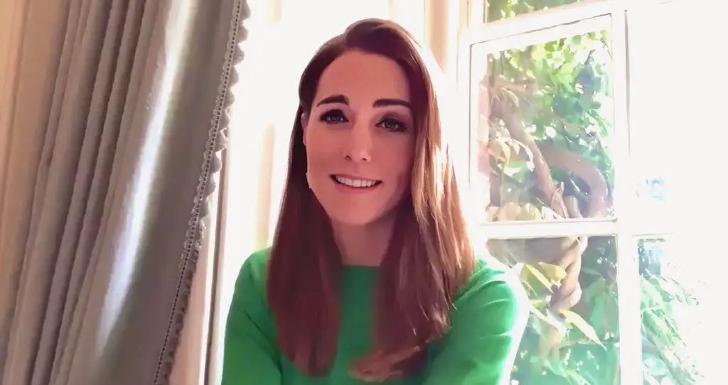 The Duchess of Cambridge in an Emerald Green Dress to mark the Children's Hospice Week