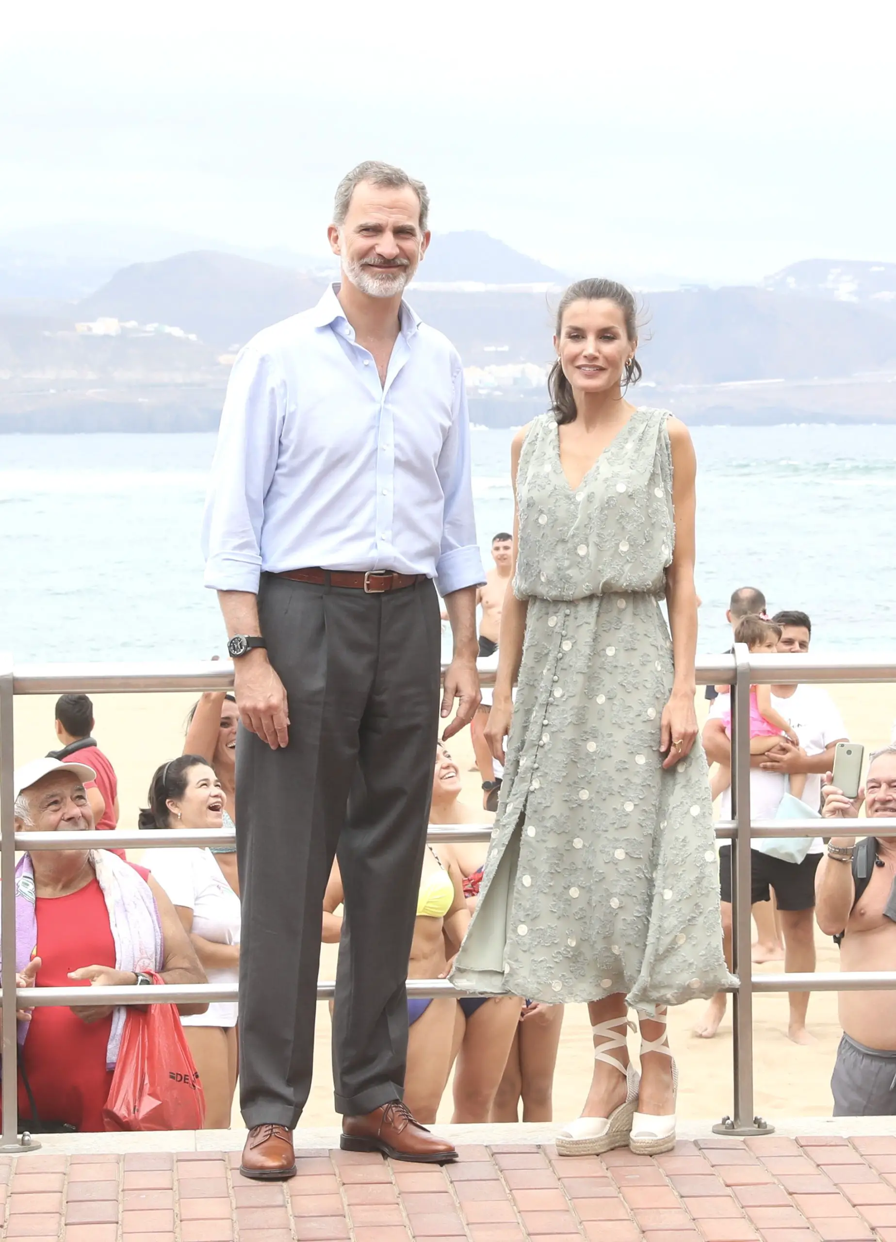 King Felipe and Queen Letizia visited Canary Islands