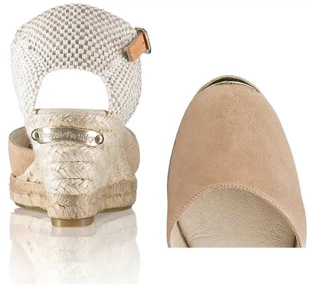 The Duchess of Cambridge wore Russell & aBromley CocoNut Ankle Strap Espadrille during a visit to the NOOk