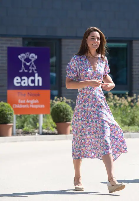 The Duchess of Cambridge visited The Nook to mark Childrens Hospice Week